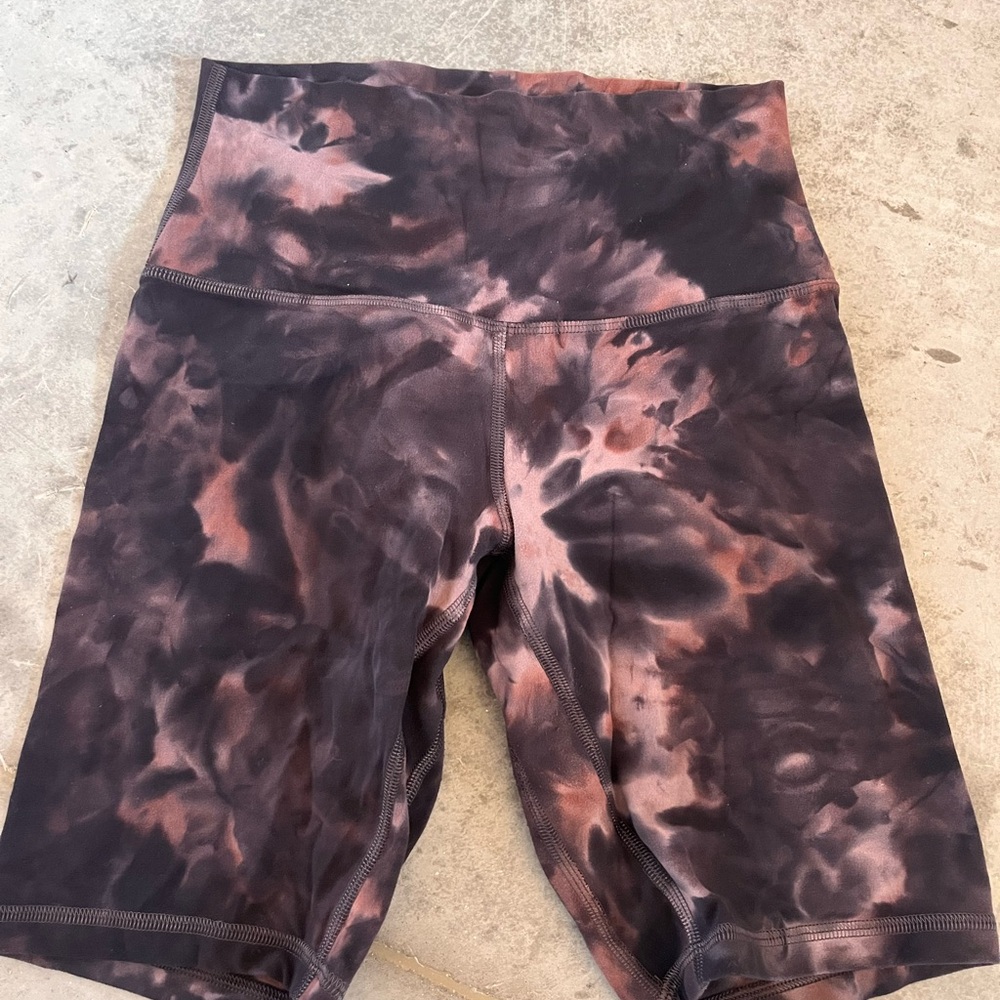 Lululemon Align Tie-Dye 8” Biker Shorts